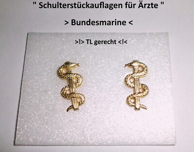 '' 2 Stück  Arzt ''  SST Auflagen Bundesmarine
