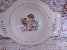 Vintage My Own Plate Child's Dish International Silver Co Salem China ~ FREESHIP