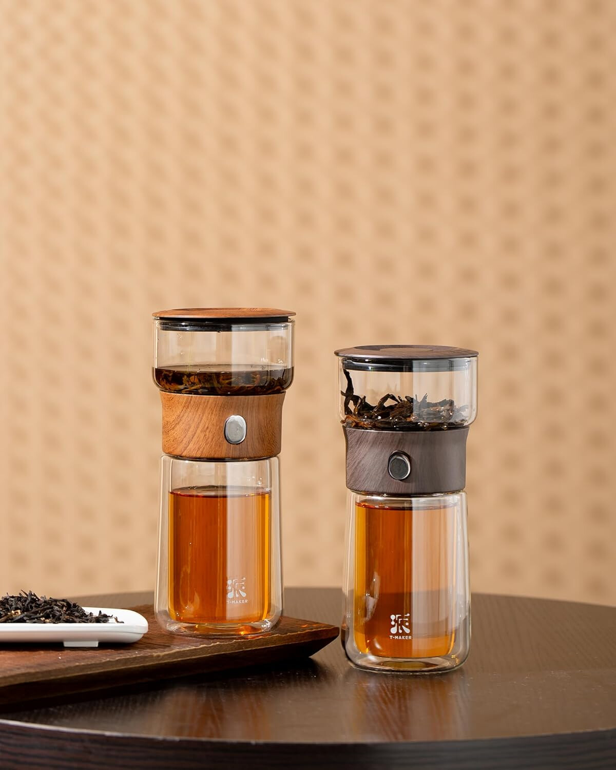 Smart One Touch Tea Maker, Small Glass Teapot for Loose Tea Maker