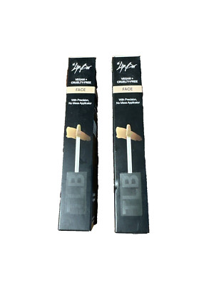 2x The Lip Bar Vegan Quick Conceal Caffeine Concealer - Ebony 6:00 - 0.35 Oz