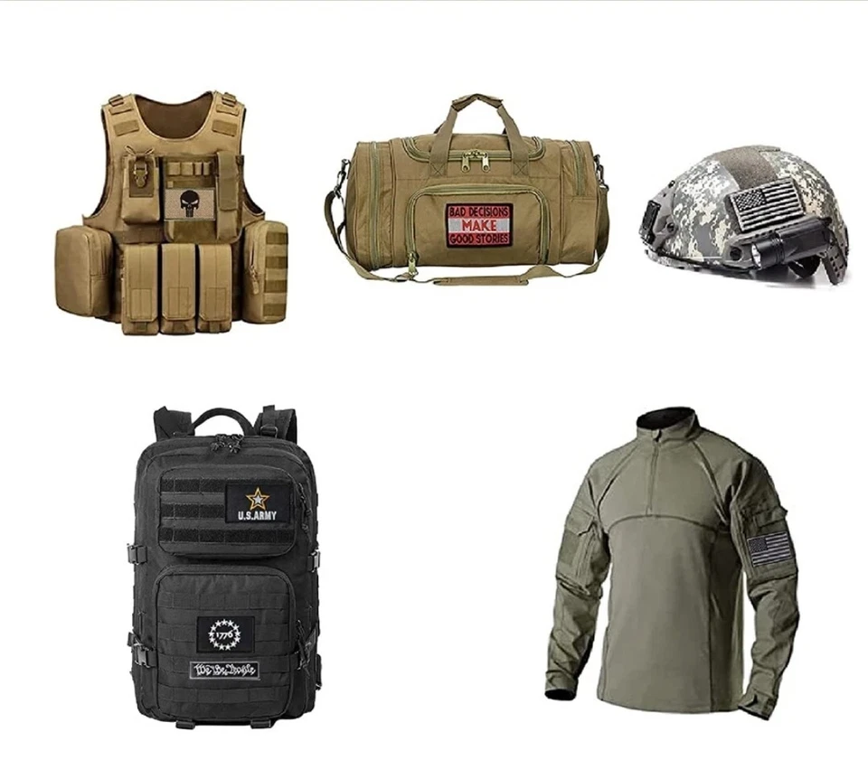 8 Random Clothing Badges HOOK and Loop DIY Embroidery - Image 4 of 4