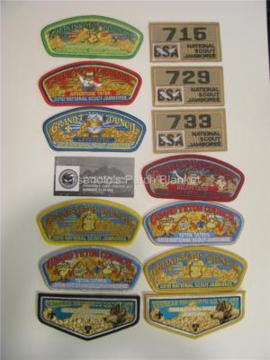 Grand Teton Council 2010 National Jamboree JSP Master Set Mint Cond FREE SHIP