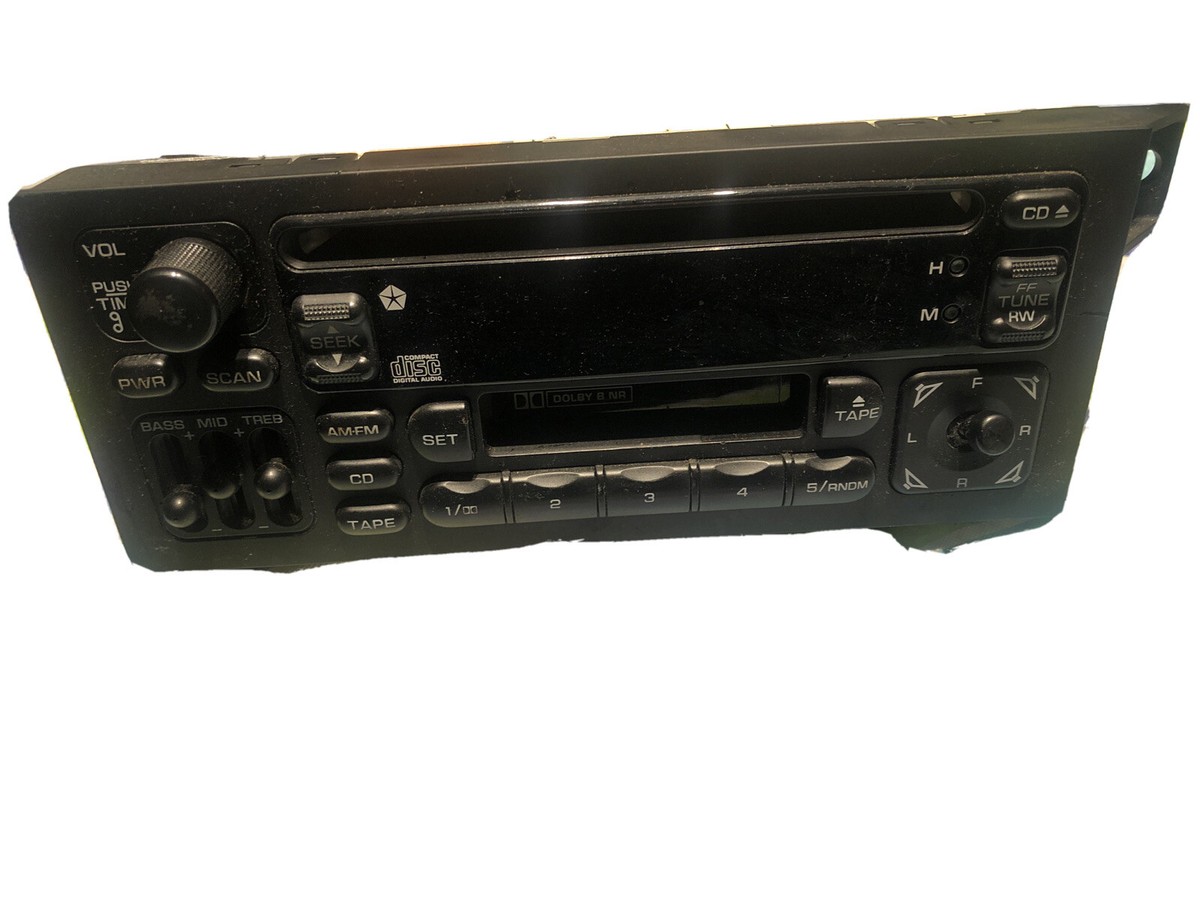 JEEP Grand Cherokee Wrangler DODGE Ram Caravan LHS Radio Stereo CD