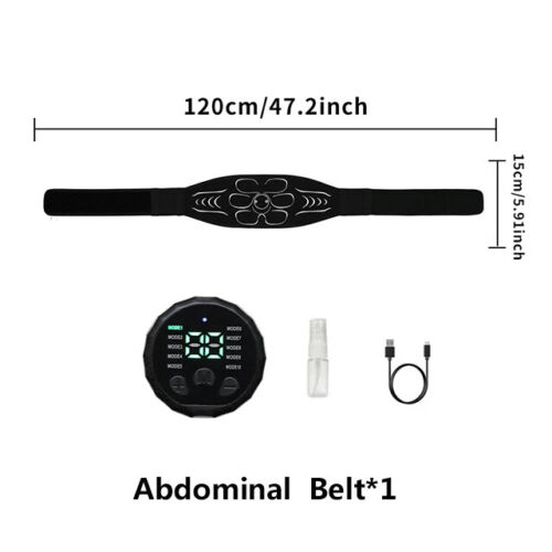 EMS Stimulator Abs Trainer Abdominal Muscle Toner Electronic Belts Fitness Belt - Picture 14 of 14