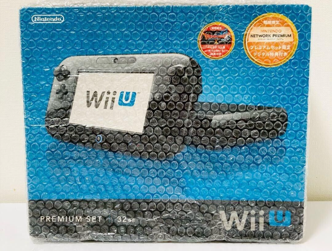 Nintendo Wii U Black Premium 32GB Box Console KURO [BOX]