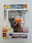 DISNEY Funko Pop Scrooge McDuck #312 Duck Tales Vinyl Figure 2017 NYCC Exclusive