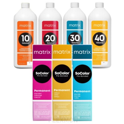 Matrix Socolor Permanent Hair Color 3oz or Creme Developer 3oz (Choose Yours)