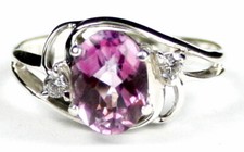 Pure Pink Topaz, 925 Sterling Silver Ladies Ring, SR176-Handmade
