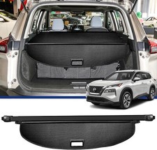 Cargo Cover for Nissan Rogue 2021 2022 2023 2024 2025 Carbon Fiber Black Cargo