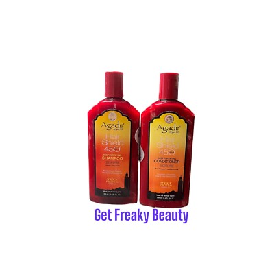 12.4 oz. Agadir Argan Oil Hair Shield 450 Shampoo & Conditioner Duo. 366ml. NEW.