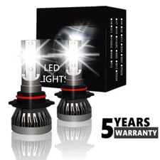 9005 LED Headlights Bulbs Conversion Kit High Beam White Super Bright 6000K