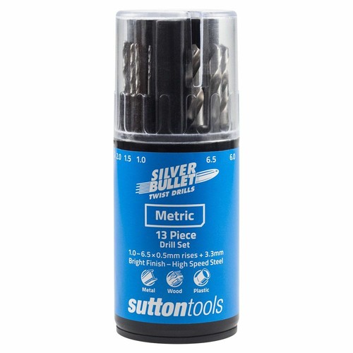 SILVER BULLET METRIC HSS DRILL BIT SET 