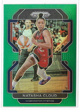 2022 Prizm WNBA Green Prizm #42 Natasha Cloud Washington Mystics St Joseph's