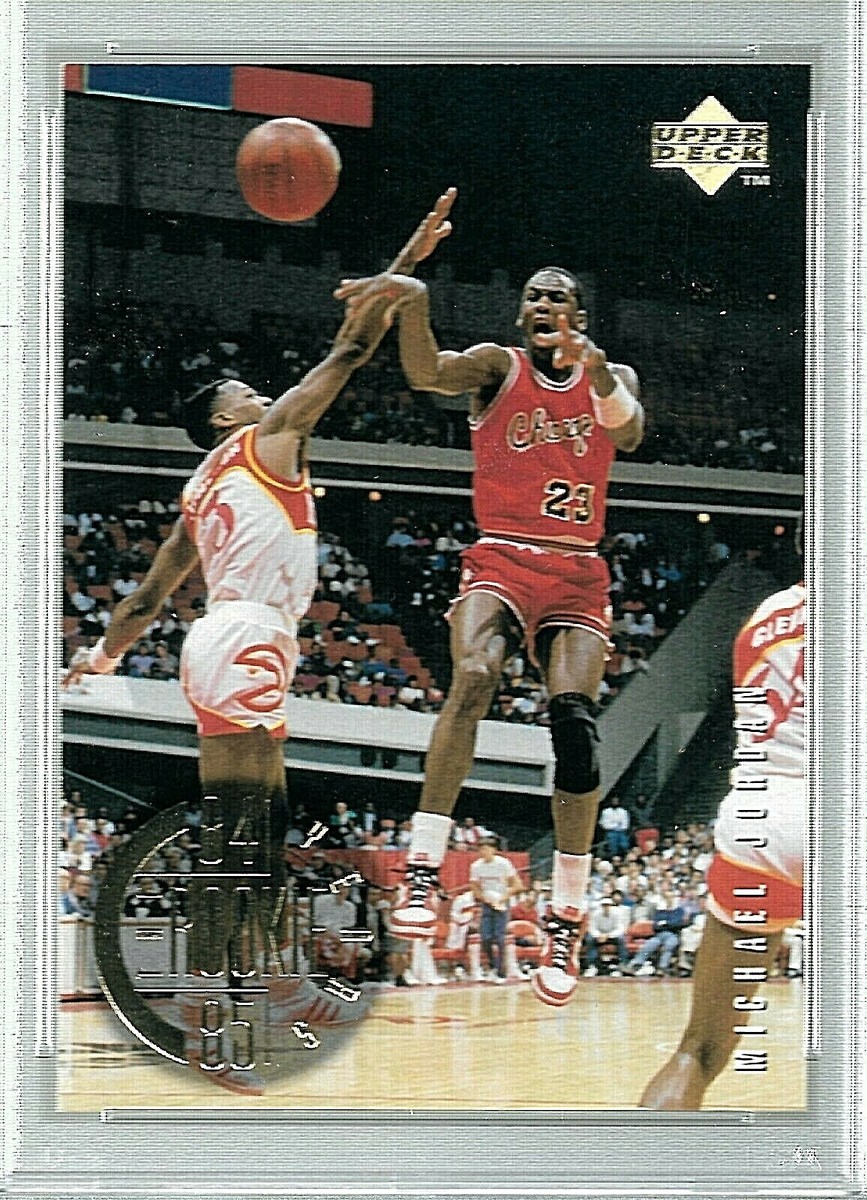 1995 UPPER DECK BASKETBALL CARD #137 HOF MICHAEL JORDAN PSA 1995 UPPER DECK BASKETBALL CARD #137 HOF MICHAEL JORDAN PSA