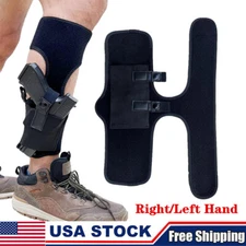 US Tactical Ankle Holster for Right/Left Hand Concealed Carry Pistol Gun Holster