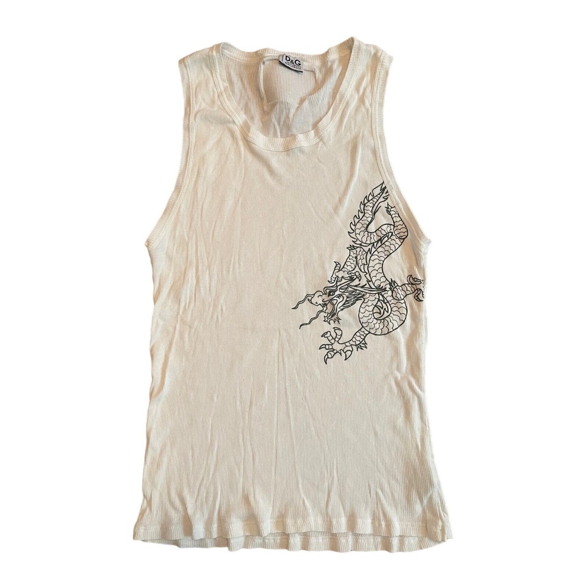 Vintage Mens D&G Dolce and Gabbana Dragon Tank Beachwear L | eBay