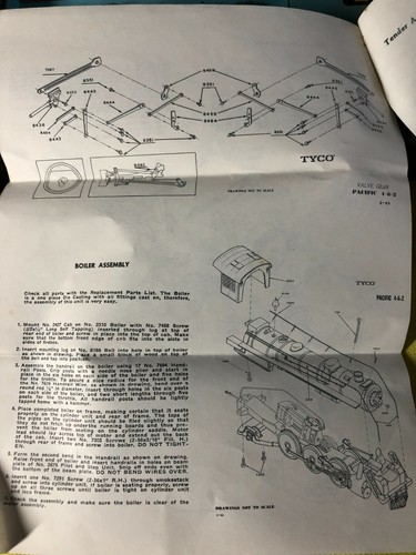 Locomotive metal kit TYCO KIT PACIFIC loco - Imagen 7 de 7