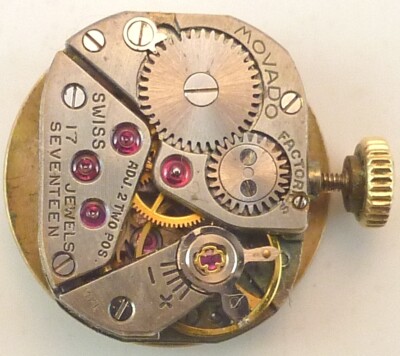 Mouvement Mécanique Vintage Movado - Pour Montre-bracelet - Pour Pièces Ou Réparation - Occasion