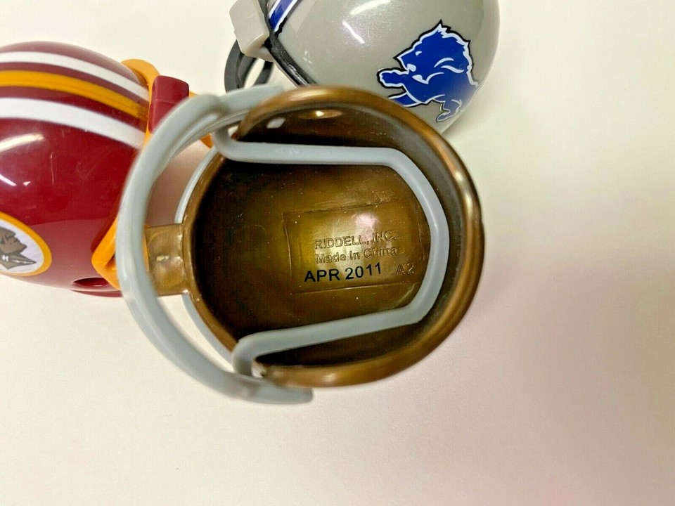 2 Jello Jigglers Football Helmet Molds + 3 Mini Riddell Football