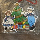 6 wooden Raggedy Ann and Andy Christmas ornaments  — photo 5