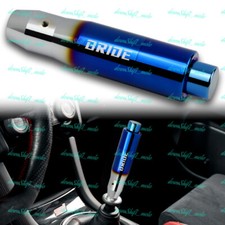 Jdm Universal Bride Burnt Blue Aluminum Alloy Automatic Gear Stick Shift Knob