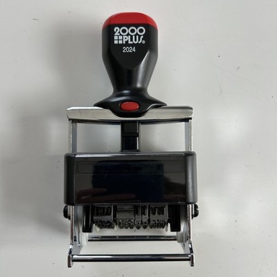 Cosco Microban 2000 Plus Model #2024 Self-Inking Date & Phrase Stamp Used 