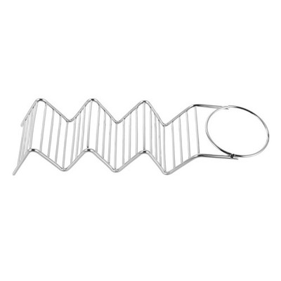 Tortilla Stand Stainless Taco Racks Baking Shell Salsa Cup Holder