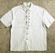 Authentic DISDER Bavarian Button-down Shirt (with faux Birch log Buttons)