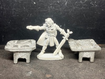 Grenadier Tables x2 Metal Miniature *Excellent* 1980s