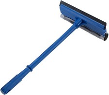 15.9" Window Squeegee for Car,2 in 1 Squeegee Window Cleaner with Long Stainless