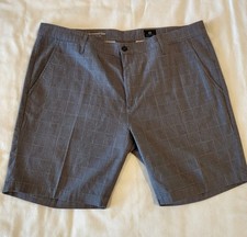 AG Adriano Goldschmied The Wanderer Trouser Chino Shorts Men's 40 Gray Black