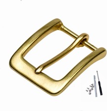 1.5" 38Mm-40Mm Belt Buckle Brass Stainless Steel Men'S Replacement Single Prong