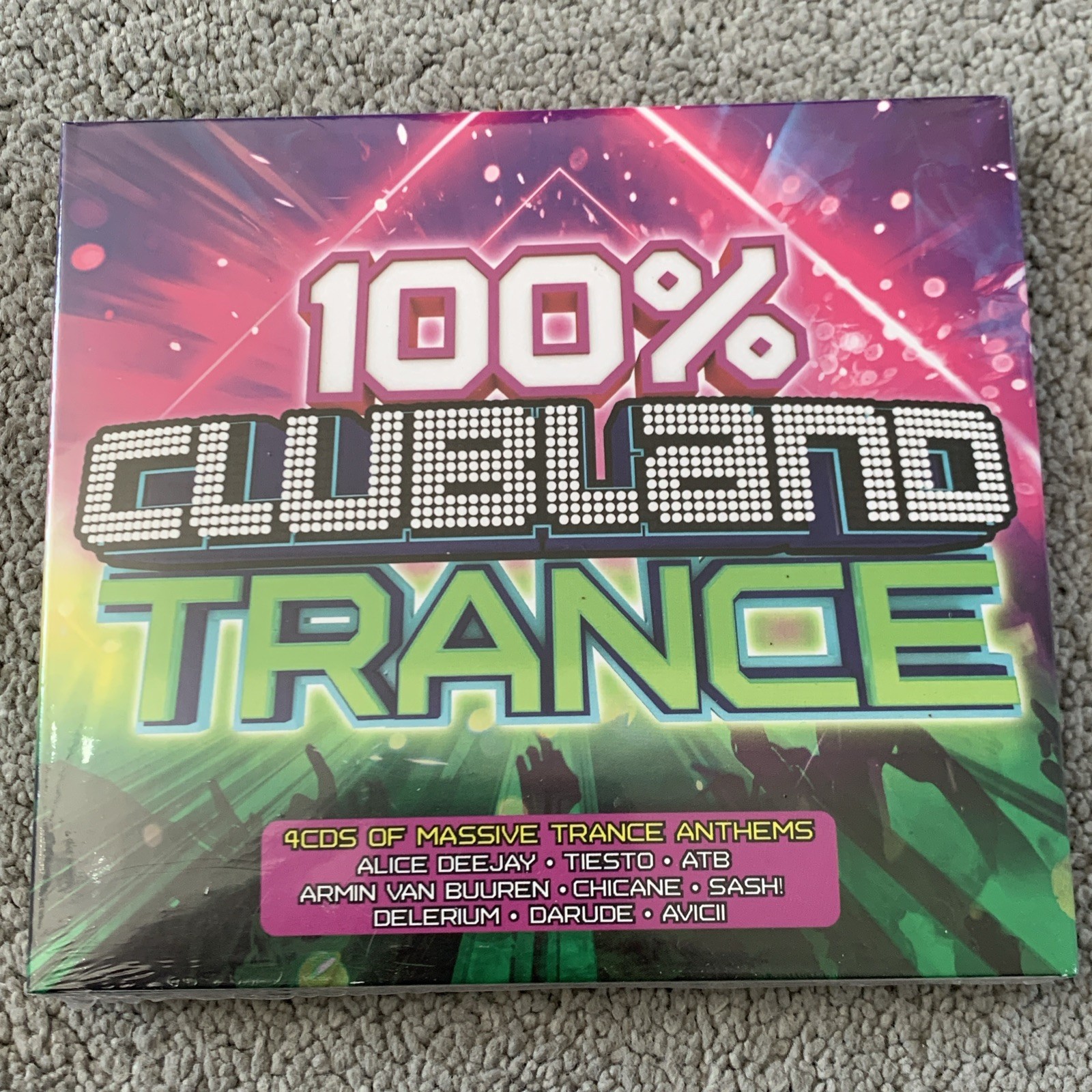 100% Clubland Trance (4 X CD, Various Artists) New Sealed