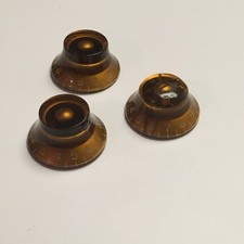 3 Vintage Reissue Gibson Speed Knobs Set NOS Relic USA Custom Guitar Translucent