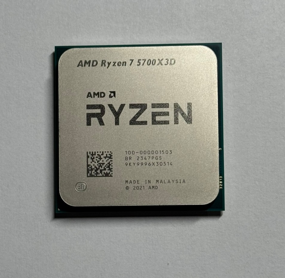 AMD Ryzen 7 5700X3D Processor 8-Core 3.0GHz AM4 105W CPU 100