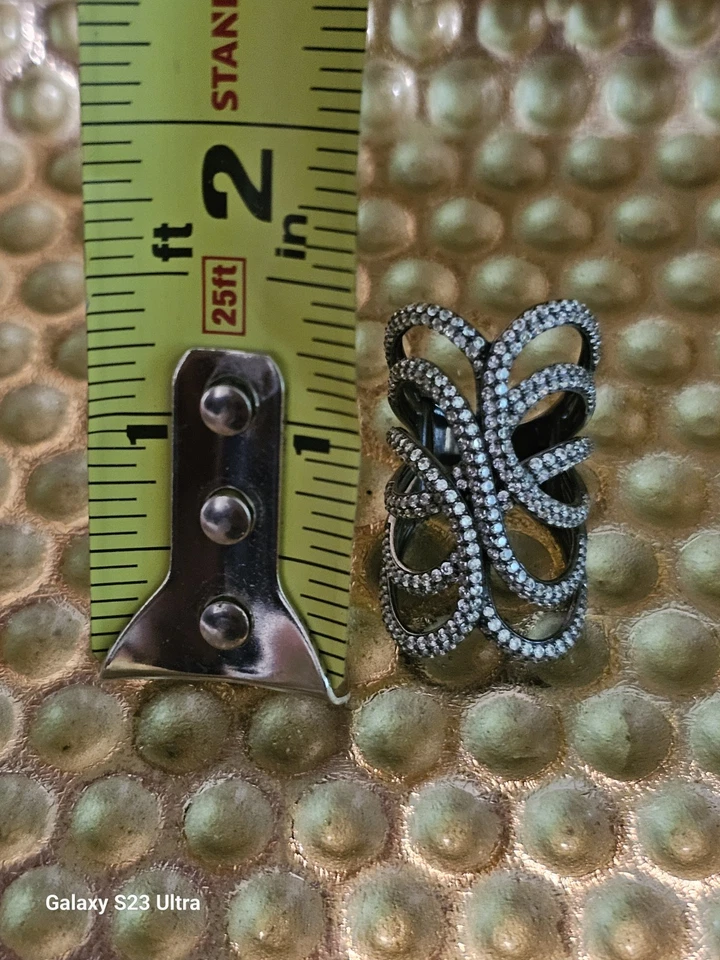 Anillo Jaula Noir Álora Talla 7 Foto 3 de 4