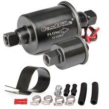 CarBole 12v Universal Electric Fuel Pump 5-9 PSI universal  Black  , black