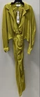 ASOS EDITION Women's Chartreuse Knotted Draped Open Back Maxi Dress NWT Sz 10