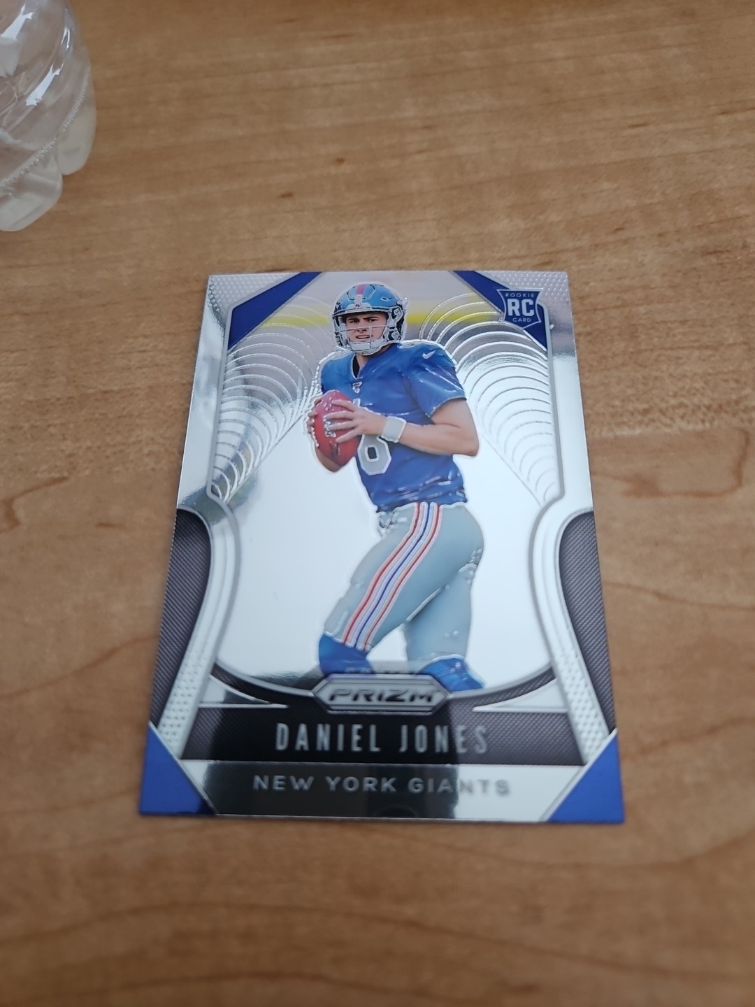 2019 Panini Prizm Daniel Jones Lazer Prizm Rookie Card #302 RC