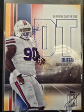 1115069 - 2024 Topps Signature Class DeWayne Carter #79 Red & Yellow 