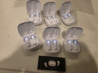 Lot Of 6 Timekettle WT2 Edge Translator Earbuds 40 Languages (OFFLINE) White