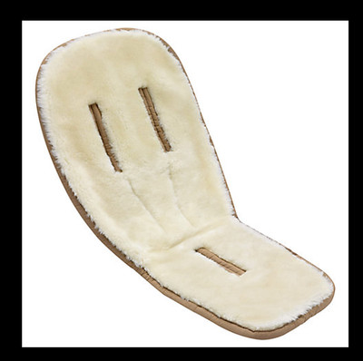 Bugaboo Bee Luxurious Sheepskin Wool & Cotton Jersey Reversible Seat Liner