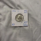 1942 – S 90% Silver Quarter I Do Not Guarantee The Grading Written On The Card