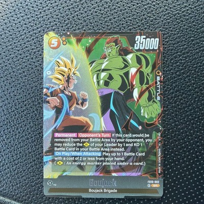 DBS FB10-092 SR Boujack Dragon Ball Fusion World Cross Force English