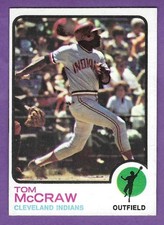 1973 Topps - #86  Tom McCraw - Cleveland Indians - NrMt