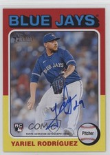 2024 Topps Heritage High Number Real One Yariel Rodriguez Rodríguez Auto 0lc5