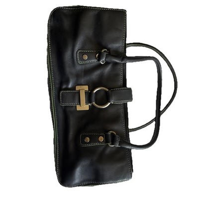 purses and handbags Black leather, Finished with Green edges ON $ALE!!!!