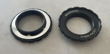 Two Shimano Centerlock Disc Rotor Lock Rings Black Lightly Used