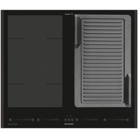 Oranier Kochfeld Induktion 60Cm FLI660 Multi-Slider Grillplatte Schwarze Leisten