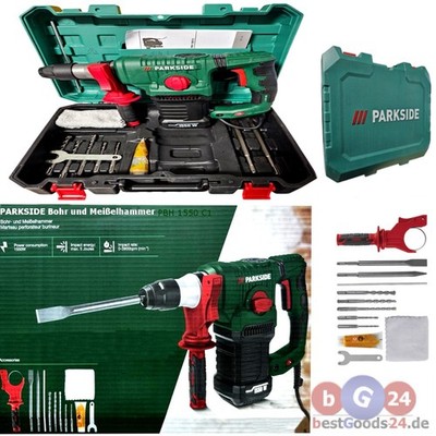 Bohr und Meißelhammer 1550W PBH 1550 C1 | 5 Joule SDS-Plus SET | Parkside NEU